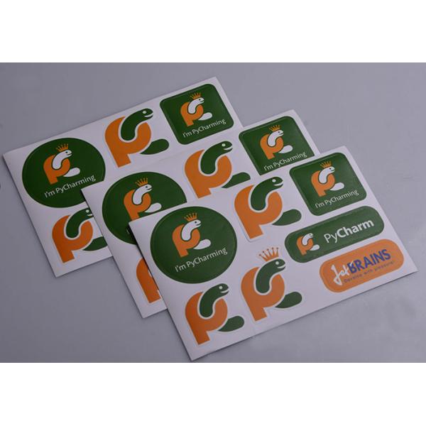 Custom printed matt lamination kisscut design adhesive paper die cut stickers