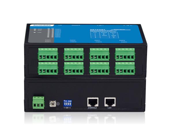 Quality Wall Mounting Serial Device Server 300-115200 Bps Baud Rate Hardware Adopts Fanless for sale