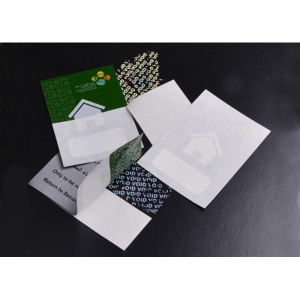 Customized warranty adhesive antifake peef off VOID sticker printing