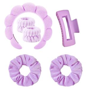 SPA Hair Band Facial makeup sponge headband set 6pcs