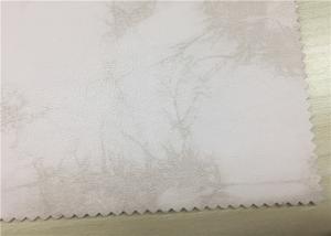 Buy cheap High Grade PU Sofa Leather Fabric 54 &quot; Width Coated + Printed Pattern product