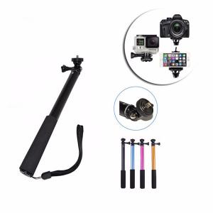 China Portable 30cm-98cm CNC GoPro Monopod Handheld Extendable Selfie Stick For Go Pro Hero 4 3+ 3 2 1 on sale