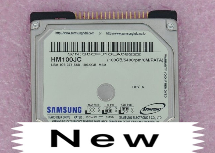 100G IDE 2.5 Inch Samsung Hard Disk Parallel Port HM100JC Board Number BF41-00100A