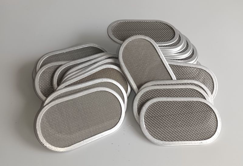Oval Stainless Steel Multi Layers Filter Metal Mesh / Wire Mesh Filter Disc