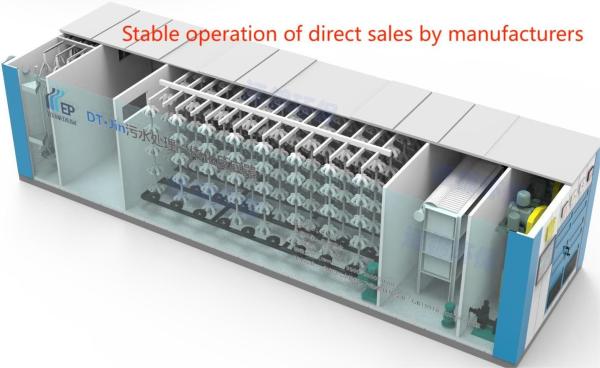 Quality 50m3/d MBR Sewage Treatment Plant 5200*3000*3000 for sale