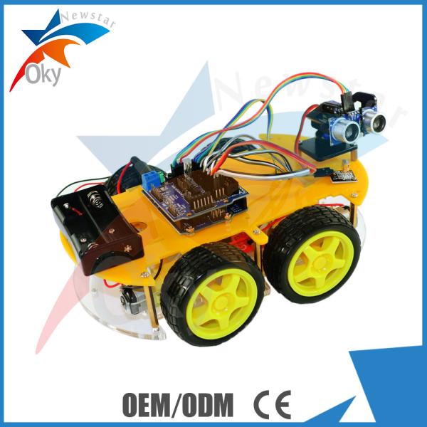 4WD DIY remote control Bluetooth Tracking Multi-Function Smart Intelligent
