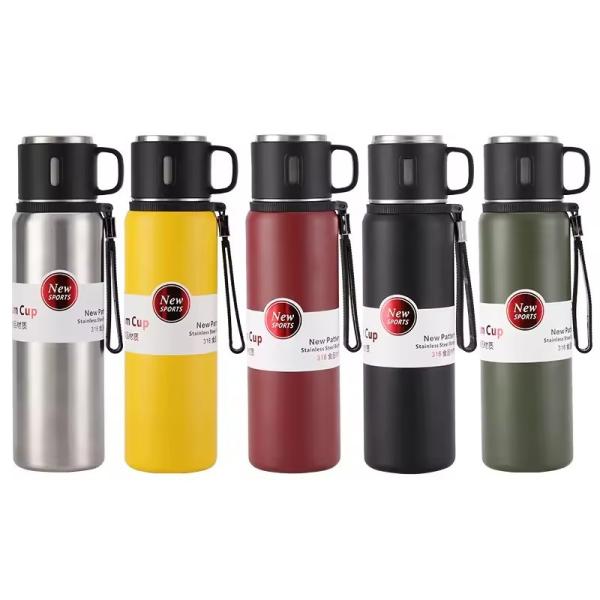 Quality 600ml 800ml 1500ml Thermo Flask Water Bottles Vacuum Insulated for sale
