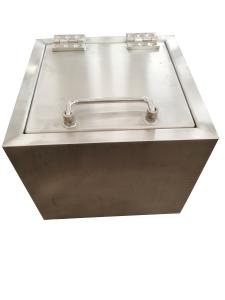 A Double Lock Device For Storage And Easy Transportation Of Radioactive Sources 10 Mmpb Lead Box