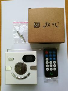 Hot sale Portable bluetooth Wall Speaker Switch Design AUX Multi-functional Stereo With FM TF Card USB Time Display MP3