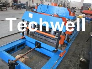 Buy cheap Steel Roof Metal Tile Roll Forming Machine With Touch Screen PLC Frequency Control System product