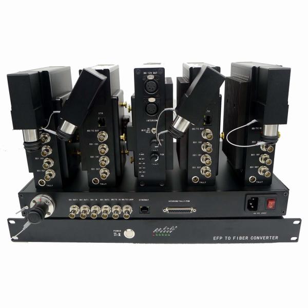 4ch Center Communication Optical Fiber Camera System Unit For ENG SNG EFP