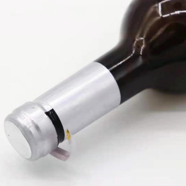 Quality Customized PVC 62x30mm Wine Bottle Heat Shrink Capsules For Liquor Bottles for sale