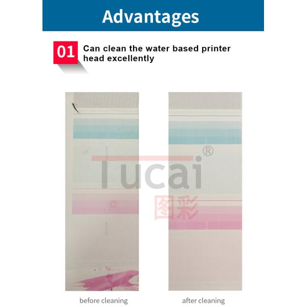 500ml Uv Led UV Ink Cleaning Solution For Epson KONICA Ricoh Print Head