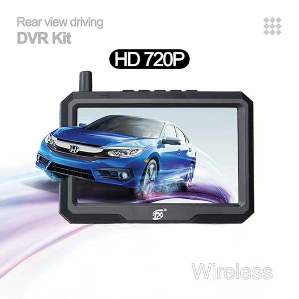 5 Inch Color Screen Wireless Backup Camera Monitor DVR Recording