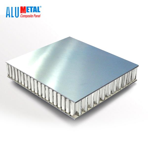 Alumetal Silver Mill Finished Aluminum Honeycomb Core Sandwich Panel For Solar Industry