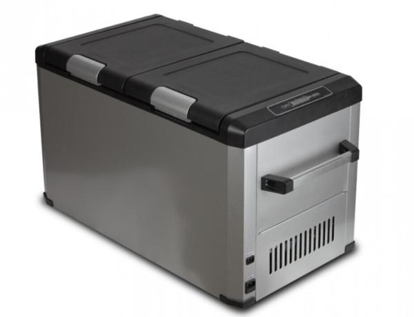 Quality Non Slip Surface Portable Double Doors Mini Car Fridge Protect Lid With Drawstring.62L Double Temperature for sale
