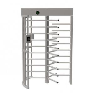 Fingerprint Barrier Turnstile Gate Bi Directional SUS304 Full Height Turnstile