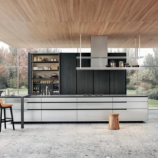Quality Blum Modern Modular Kitchen Cabinets for sale