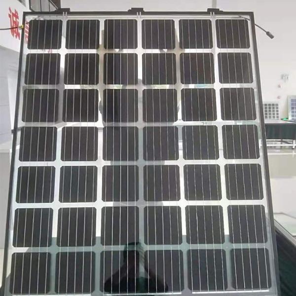 Quality No PID Shadow loss Transparent Solar Panels With High Temperature Performance for sale