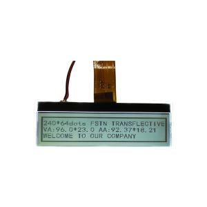Buy cheap White Backlight Graphic Dot Matrix LCD Display , 3.3V 240x64 Lcd Module product