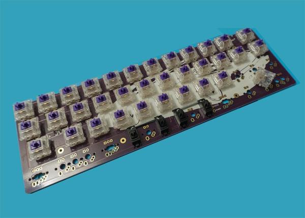 Quality 356mm Custom Hot Swappable Keyboard 19 Layers Blank Printed Circuit Board for sale
