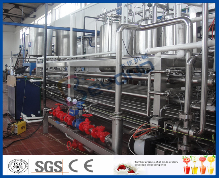 PLC Control Mango Processing Plant Mango Pulp Processing Machine 380V 50Hz