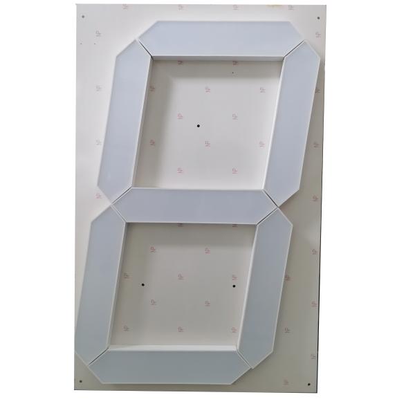 Quality Ultra Bright Red single digit  7 Segment LED Display Custom 20 Inch For Large Billboards for sale