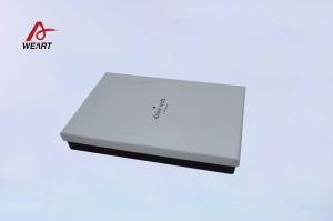 Sample Type Paper Jewelry Boxes With Lid , Double Color Black And White