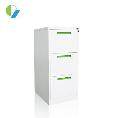 Quality Three Drawers Metal File Cabinet Office Metal Storage Drawer Cabinet for sale