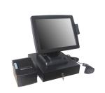 Capacitive Touch Panel Pos Computer System High Brightness With HD LCD Monitor