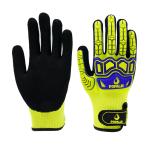 13 Guage Protective Gloves Cut Resistant Level C Sandy Nitrile Work Gloves for