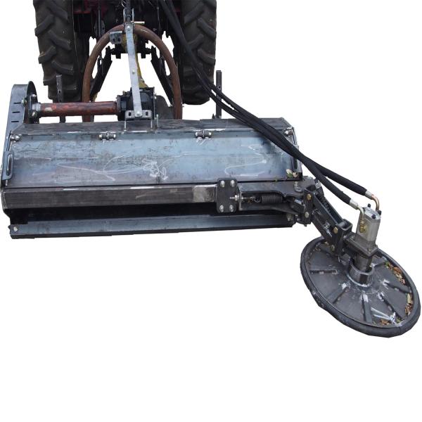 Quality 18 Hammer Driven Hydraulic Flail Mower With Inter Row Disc 240KG QYMD110 for sale