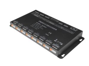 China Black Constant Current  24 Channel LED DMX Controller CC 350mA 700mA on sale