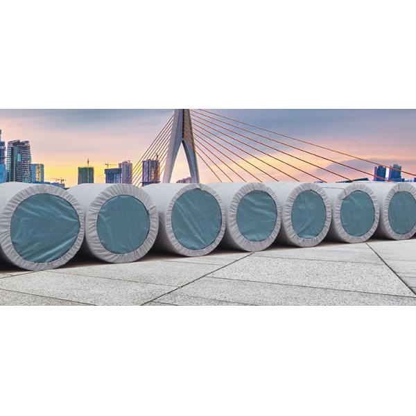 Patterned Closed V Rubber Conveyor Belt Systems 1000mm Fire Resistant