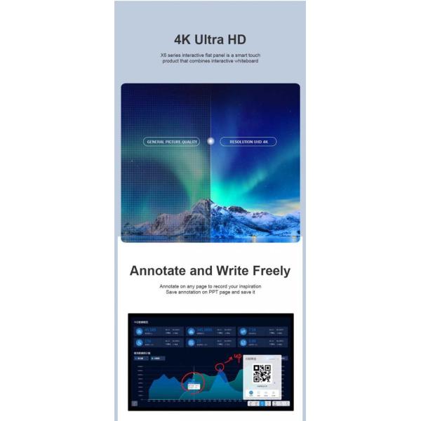 40 Point 16GB Ultra HD Smart Touch Screen Classroom Interactive Whiteboard 3