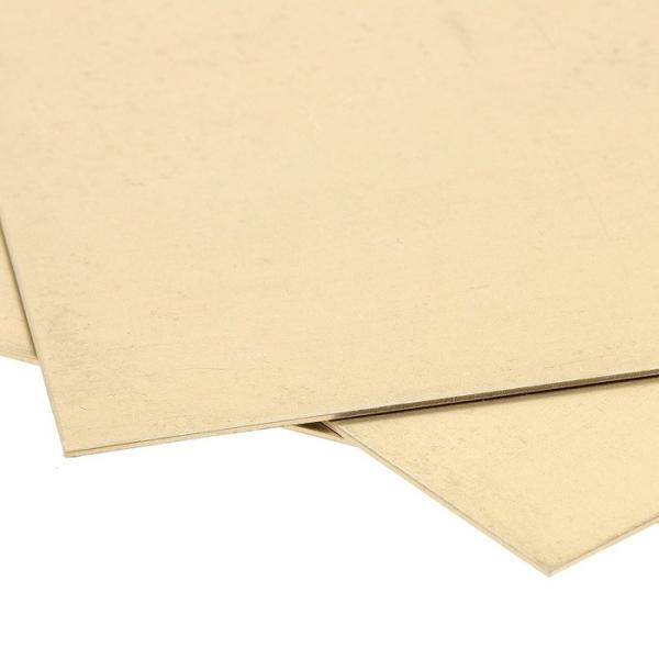 Quality Customizable Length Brass Sheet Plate Good Bending Properties for sale