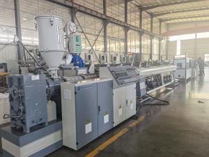 Buy cheap Full-automatic PE Pipe Extrusion Line Made In Motor For Stable Production product