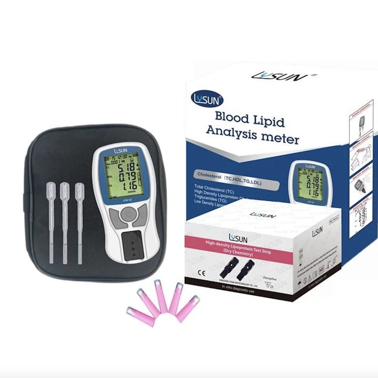 LPM-102 Lipids Blood Test Machine With TC/HDL Ratio Calculation
