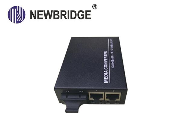 Quality 1 fiber port 2 rj45 10/100Mbps best buy ethernet fiber media converter for sale