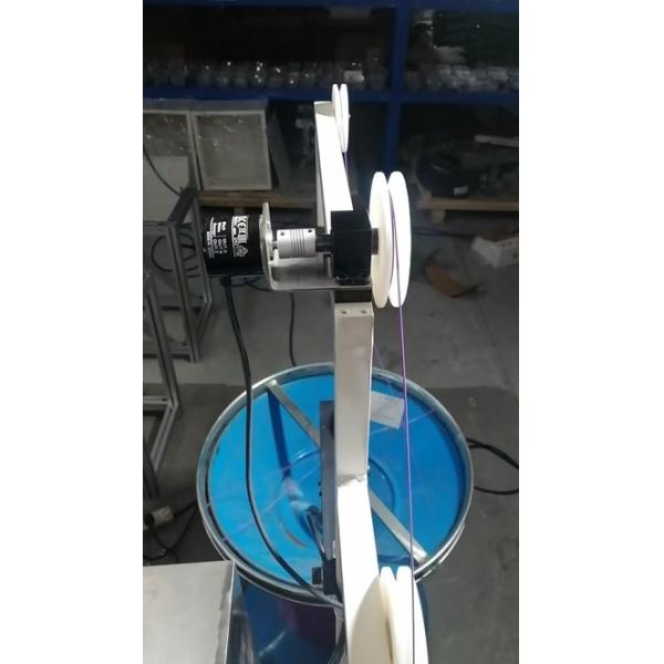 Single Metal Spiral Coil Forming And Cutting Machine Air Pressure 1.5 KW Customer Provided