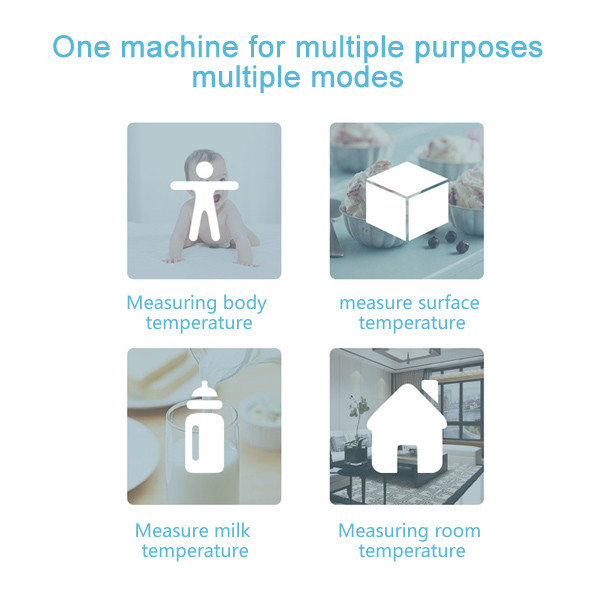 Infrared Medical Forehead Thermometer Portable Thermometer Fever Alarm