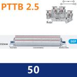 Din Rail Mounted Terminal Blocks Modular Set Screwless Spring Crimping PT 2.5 mm