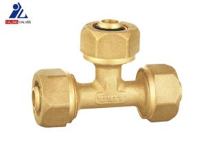 Buy cheap CPVC Brass 4 Way Tee 16mm Pvc Hydraulic Hose Fitting product