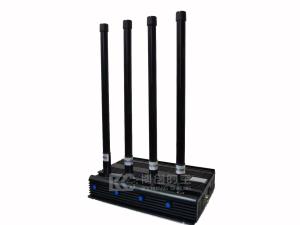 Buy cheap 95w high-power mobile phone signal jammer gsm.3g.wifi signal shielding 4-frequency output power adjustable jammer product