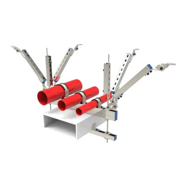 Quality Bolted Installation Method Seismic Hangers For Pipe Customized Options Seismic Brackets for sale