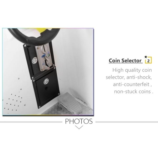 Fiberglass 120W Kids Coin Machine , 1 - 2 Players Amusement Arcade Machines