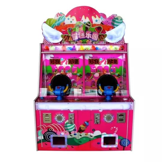 Dinosaur Park Ball Shooting Redemption Game Machine / Capsule Toy Out Arcade Machine