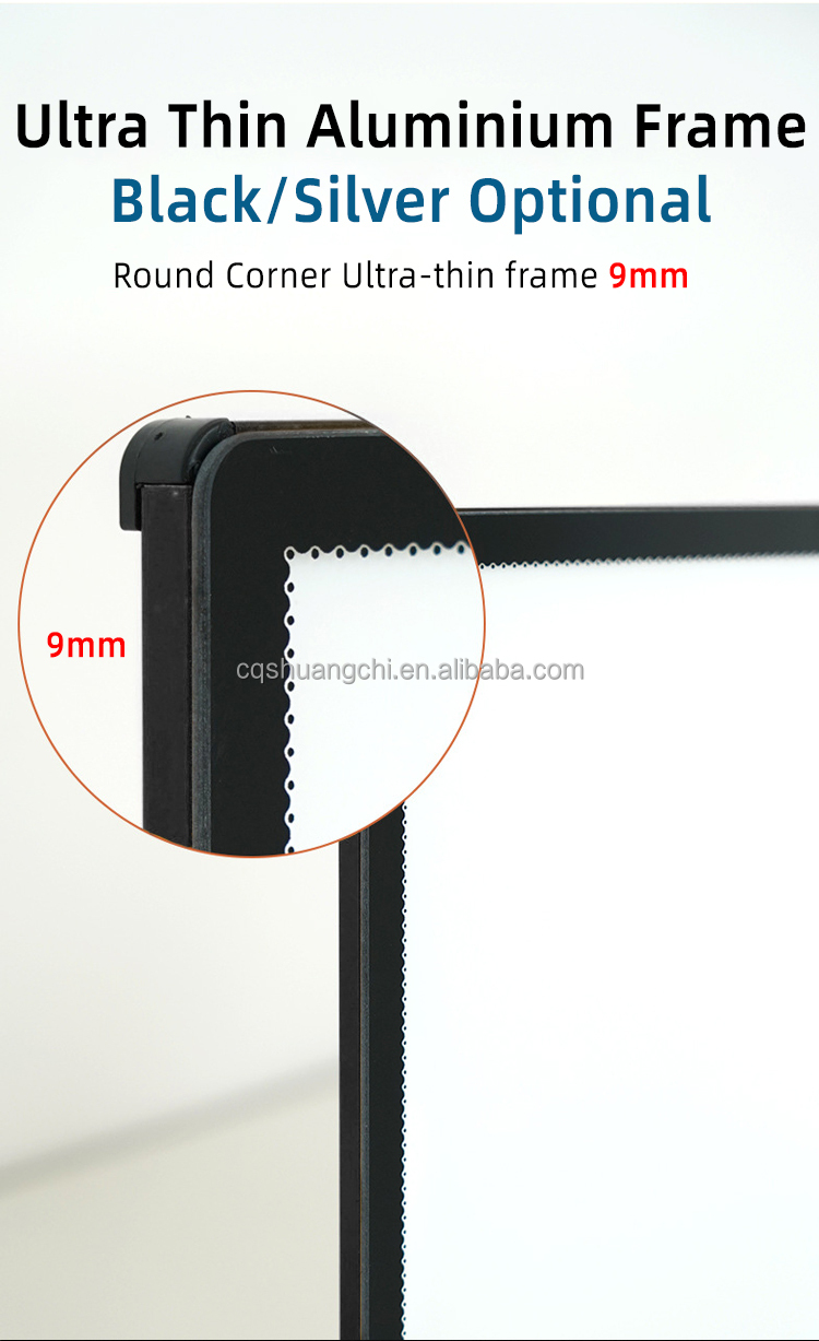 Wall Mount Installation A1 A2 A3 A4 LED Light Box for Illuminated Advertising Display