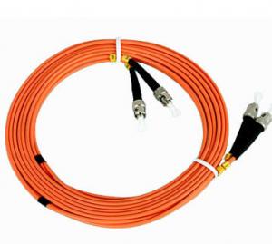 Buy cheap LSZH Orange Fibre Optic Patch Cord High Reliability Optical Patch Cords product