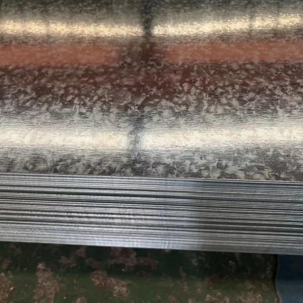JIS G3302 SGCC DX51D Hot Dip GI Sheet Plain Sheet Width 914mm 1250mm 80g/m2 For Corrugated Sheet